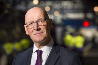 John Swinney said that a hidden camera in Holyrood was in the toilets 'absolutely horrified'.